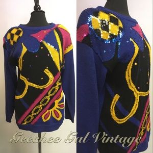 Sequin Sweater (Vintage)